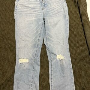 J Crew Women's Light Blue Distressed Jeans